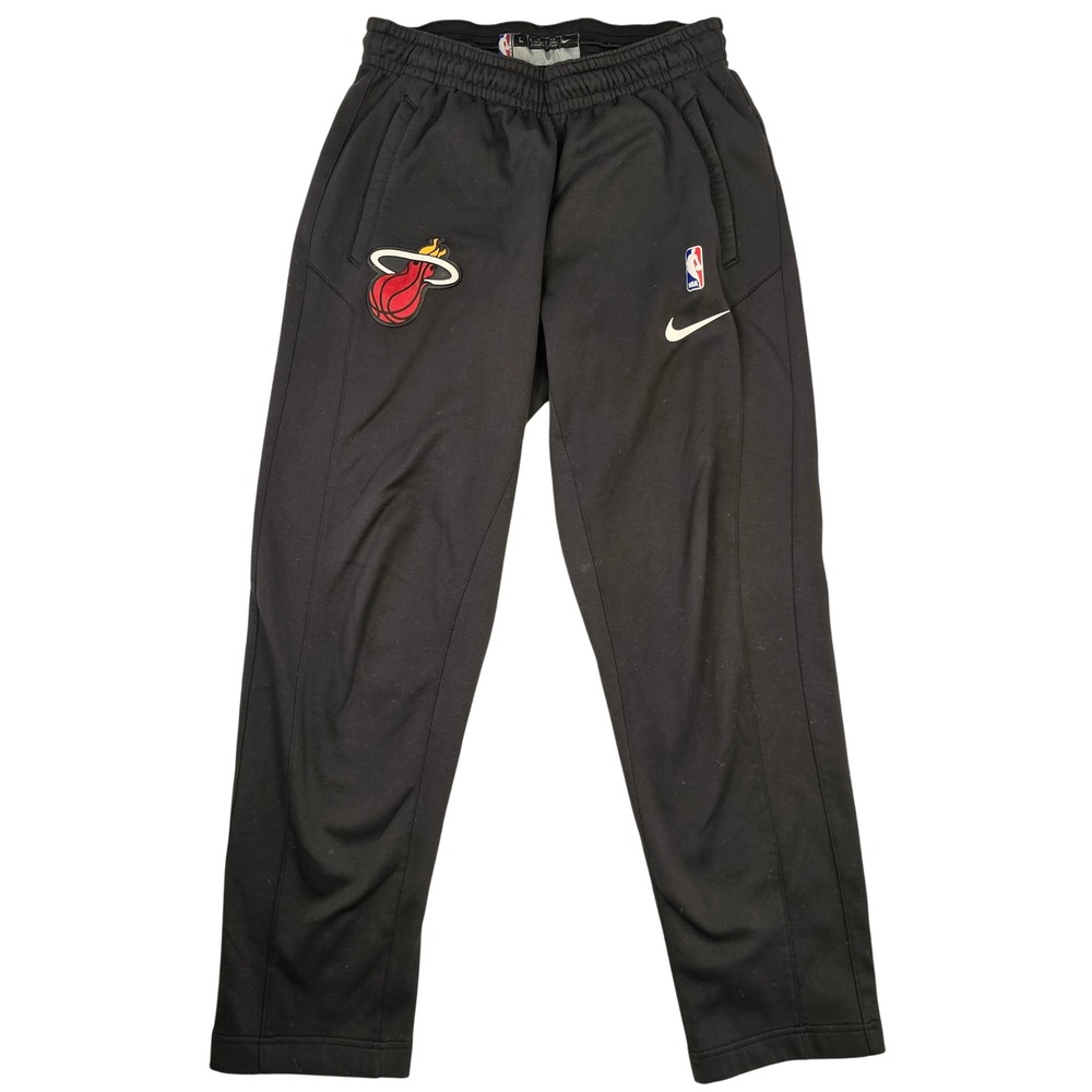 Nike NBA Miami Heat Showtime Pants Mens Large Black Warm Up Trousers